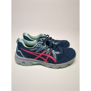 ASICS GEL-Venture 7 Women's Navy Blue‎ Pink Trail Running Shoes Sneakers